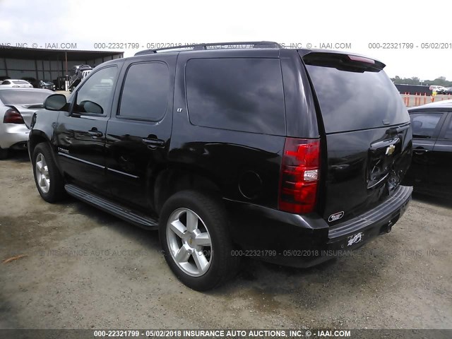 1GNFC13J37R375437 - 2007 CHEVROLET TAHOE C1500 BLACK photo 3