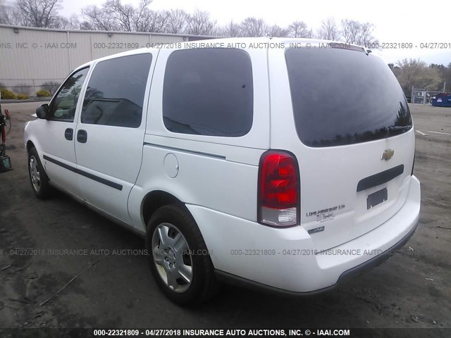 1GNDV23W48D131197 - 2008 CHEVROLET UPLANDER LS WHITE photo 3