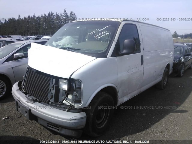 1GCFG15W9Y1173322 - 2000 CHEVROLET EXPRESS G1500  WHITE photo 2