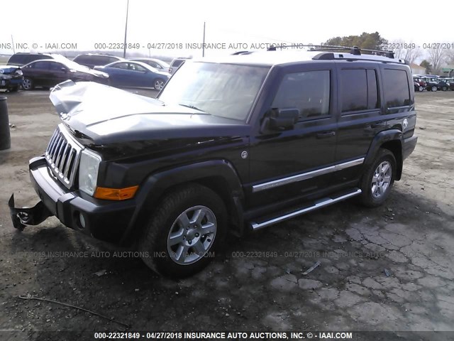 1J8HG58298C208804 - 2008 JEEP COMMANDER LIMITED BLACK photo 2