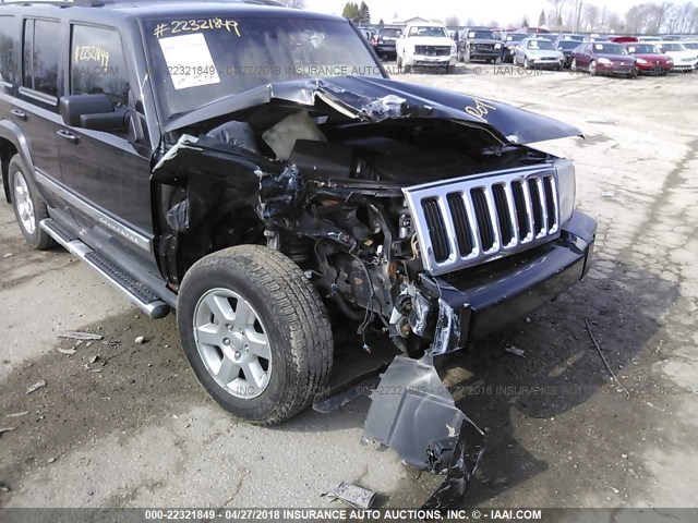 1J8HG58298C208804 - 2008 JEEP COMMANDER LIMITED BLACK photo 6