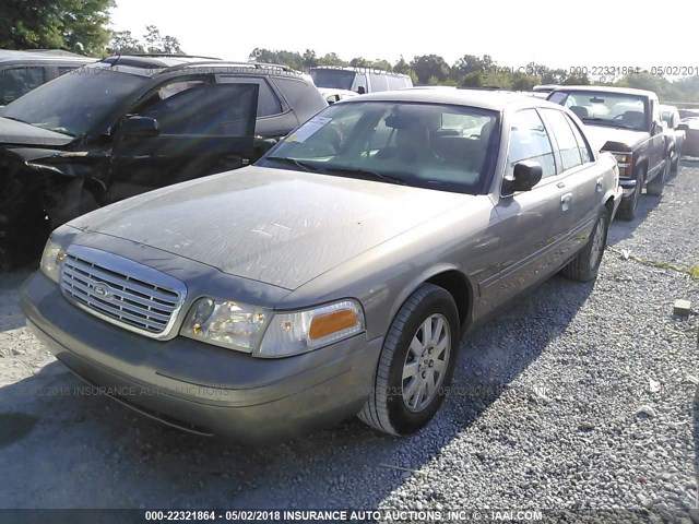 2FAFP74V46X112837 - 2006 FORD CROWN VICTORIA LX/SPORT TAN photo 2