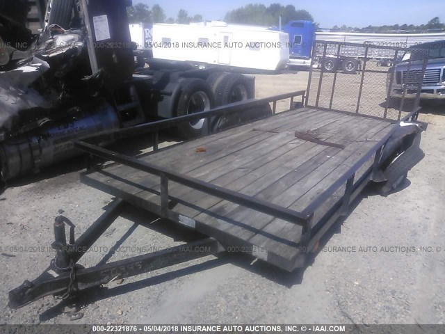 4TELS162221050945 - 2002 CUSTOM TRAILERS UTILITY TRAILER  BLACK photo 2