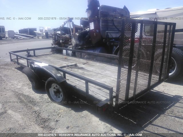 4TELS162221050945 - 2002 CUSTOM TRAILERS UTILITY TRAILER  BLACK photo 3