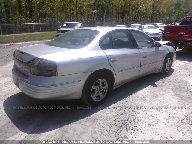 1G2HX54K6Y4296285 - 2000 PONTIAC BONNEVILLE SE SILVER photo 4