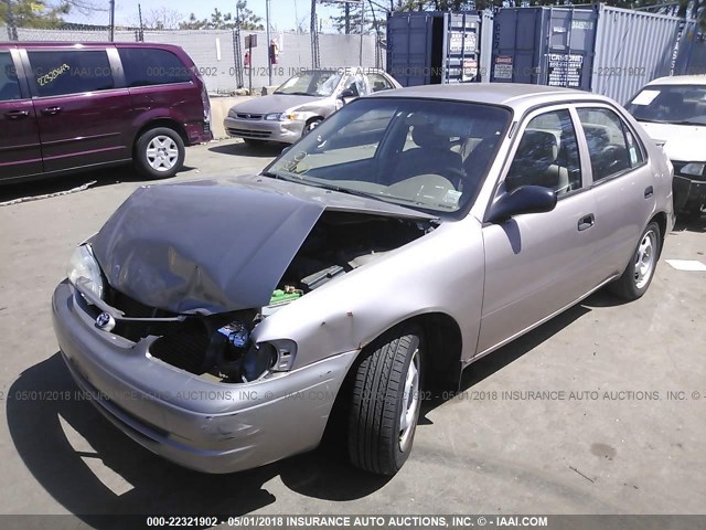 2T1BR12E9XC115418 - 1999 TOYOTA COROLLA VE/CE/LE 金色 照片 2