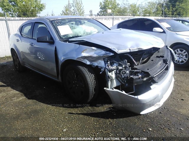 1B3CC4FB8AN171458 - 2010 DODGE AVENGER SXT SILVER photo 1