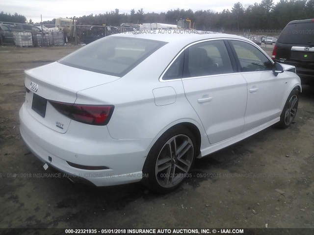 WAUJ8GFFXH1017876 - 2017 AUDI A3 PREMIUM PLUS WHITE photo 4