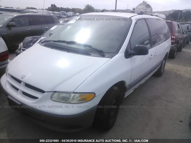 1B4GP44R2XB868376 - 1999 DODGE GRAND CARAVAN SE/SPORT WHITE photo 2