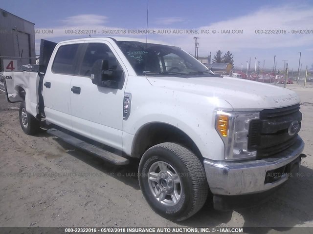 1FT7W2B66HED43257 - 2017 FORD F250 SUPER DUTY WHITE photo 1
