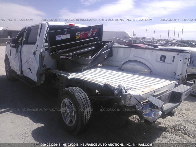 1FT7W2B66HED43257 - 2017 FORD F250 SUPER DUTY WHITE photo 3