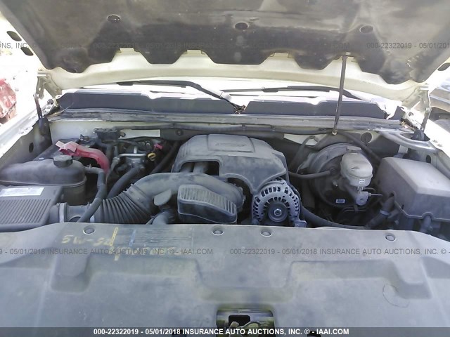 1GCEC14C77Z533394 - 2007 CHEVROLET SILVERADO C1500 WHITE photo 10