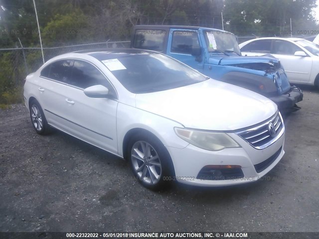 WVWHN7AN9AE538756 - 2010 VOLKSWAGEN CC LUXURY WHITE photo 1