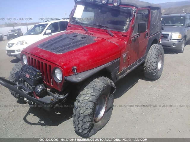 1J4FA39S42P767433 - 2002 JEEP WRANGLER / TJ X RED photo 6