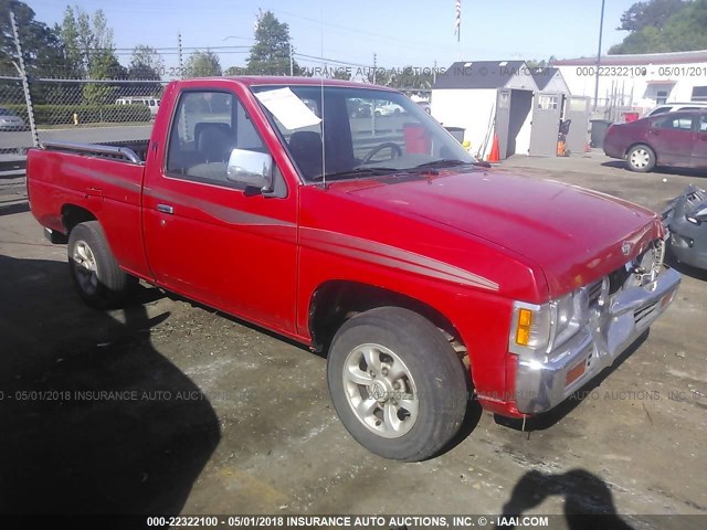 1N6SD11S5VC396643 - 1997 NISSAN TRUCK XE RED photo 1