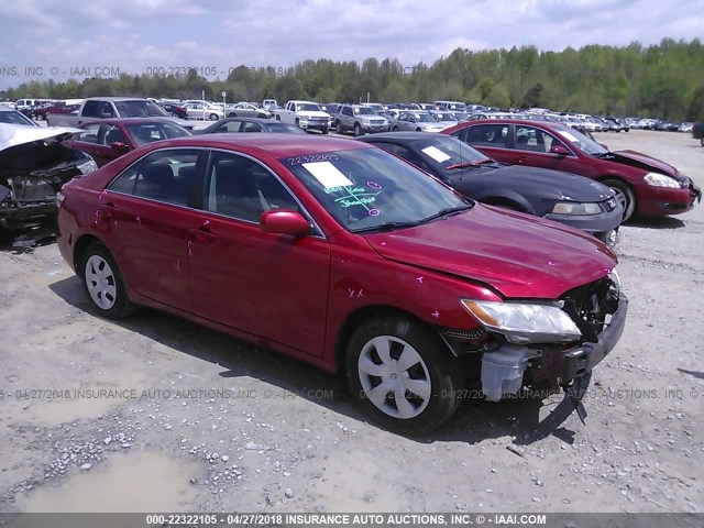 4T1BE46K99U369497 - 2009 TOYOTA CAMRY SE/LE/XLE RED photo 1