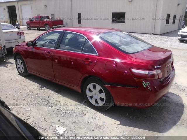 4T1BE46K99U369497 - 2009 TOYOTA CAMRY SE/LE/XLE RED photo 3