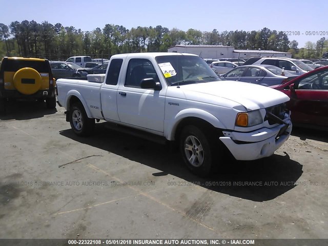 1FTZR45E72TA14519 - 2002 FORD RANGER SUPER CAB WHITE photo 1