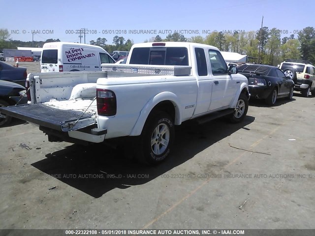 1FTZR45E72TA14519 - 2002 FORD RANGER SUPER CAB WHITE photo 4