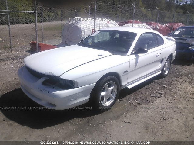1FAFP42X0WF147471 - 1998 FORD MUSTANG GT WHITE photo 2