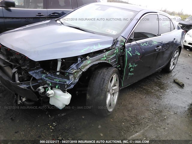 1G11G5SX8FF201974 - 2015 CHEVROLET MALIBU LTZ 蓝色 照片 2
