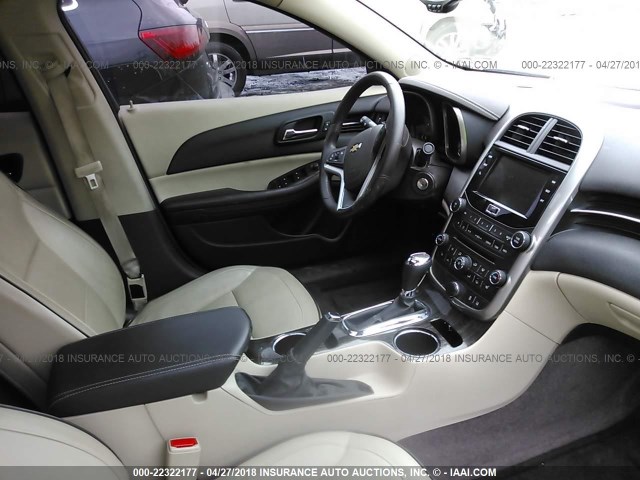 1G11G5SX8FF201974 - 2015 CHEVROLET MALIBU LTZ 蓝色 照片 5