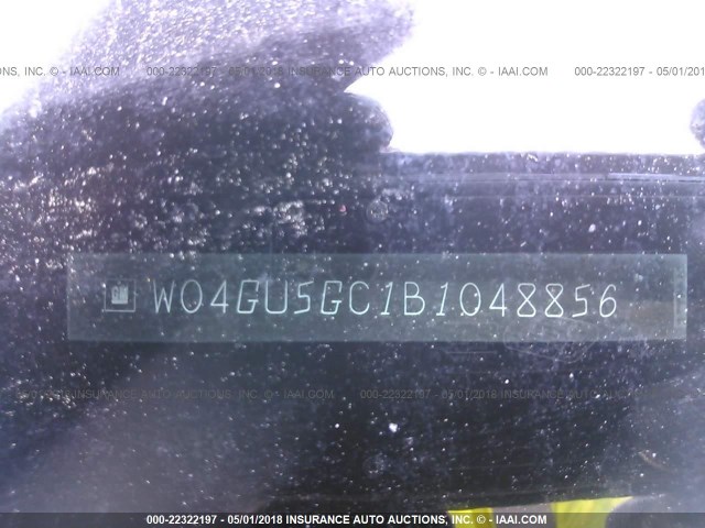 W04GU5GC1B1048856 - 2011 BUICK REGAL CXL BLACK photo 9