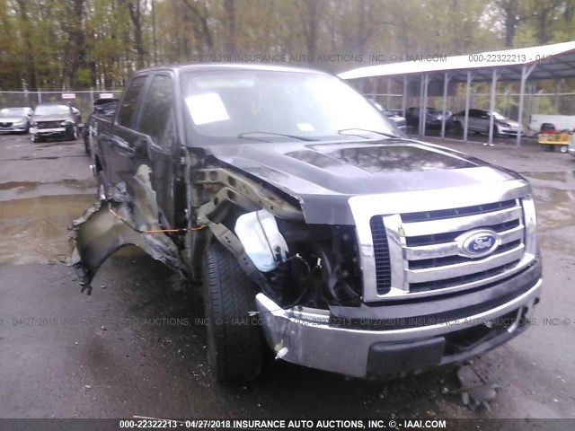 1FTEW1C87AFC72040 - 2010 FORD F150 SUPERCREW BLACK photo 1