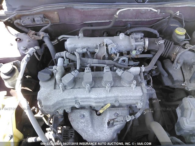 3N1CB51A64L559429 - 2004 NISSAN SENTRA 1.8S RED photo 9