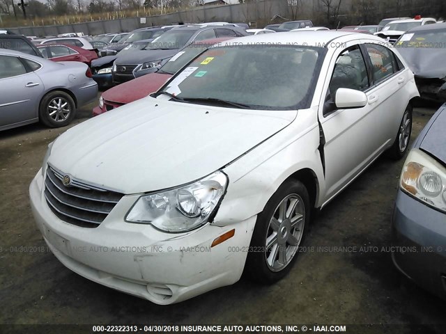 1C3LC56R48N139798 - 2008 CHRYSLER SEBRING TOURING WHITE photo 2