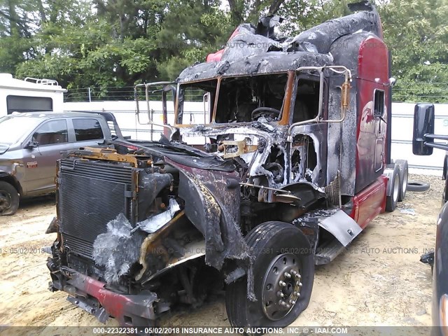 1XPHDP9X0CD147754 - 2012 PETERBILT 386 RED photo 2