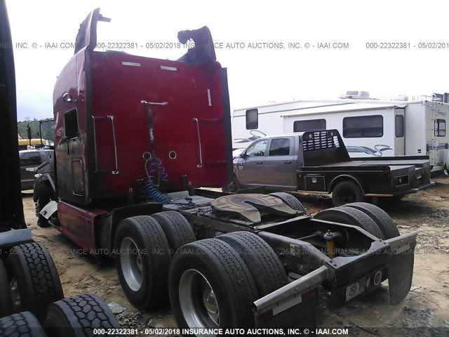 1XPHDP9X0CD147754 - 2012 PETERBILT 386 RED photo 3