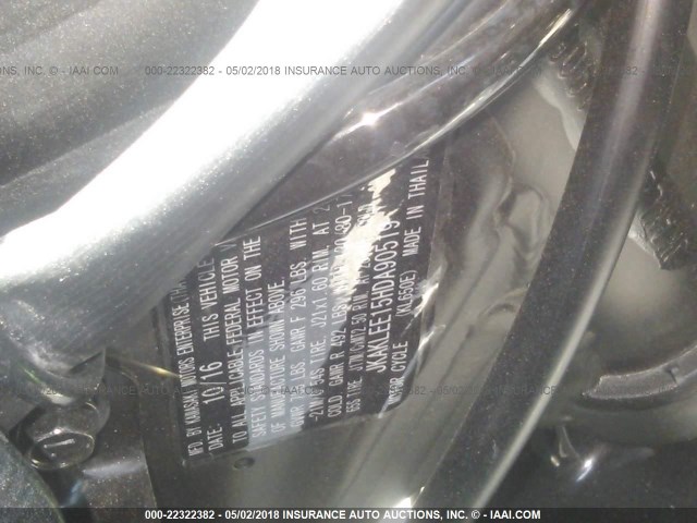 JKAKLEE15HDA90519 - 2017 KAWASAKI KL650 E BLACK photo 10