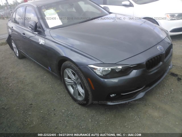 WBA8E9G51GNT87467 - 2016 BMW 328 I SULEV GRAY photo 1