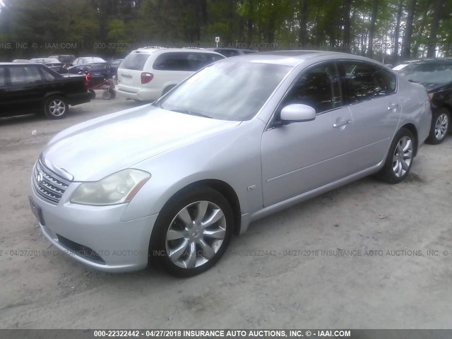 JNKAY01F96M266195 - 2006 INFINITI M35 SPORT SILVER photo 2