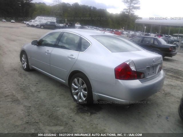 JNKAY01F96M266195 - 2006 INFINITI M35 SPORT SILVER photo 3