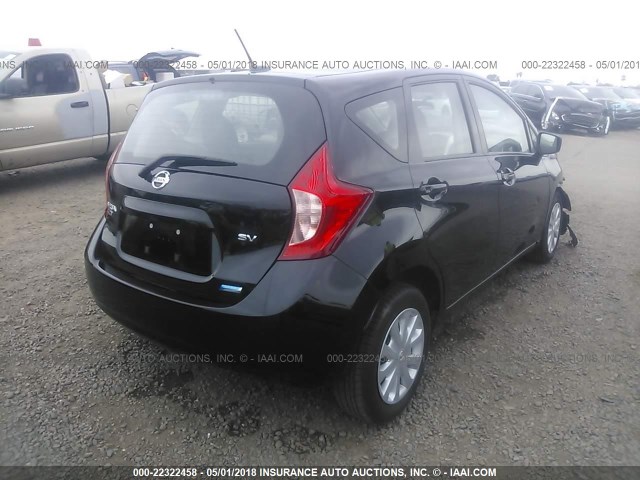 3N1CE2CP9GL356532 - 2016 NISSAN VERSA NOTE S/S PLUS/SV/SL/SR BLACK photo 4