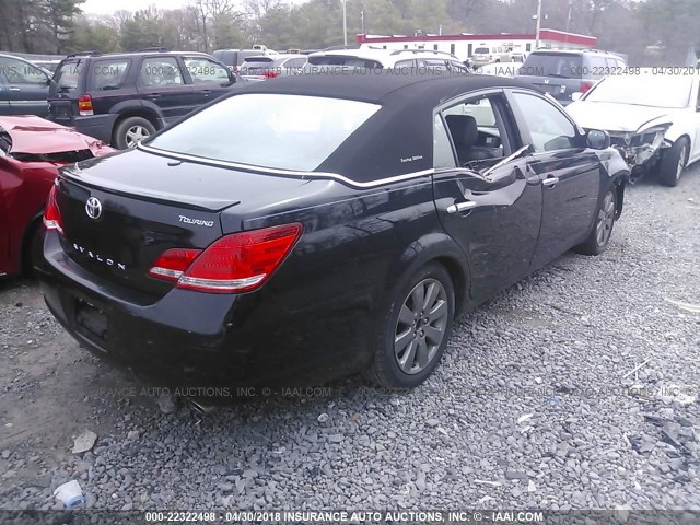 4T1BK36B77U225804 - 2007 TOYOTA AVALON XL/XLS/TOURING/LIMITED BLACK photo 4