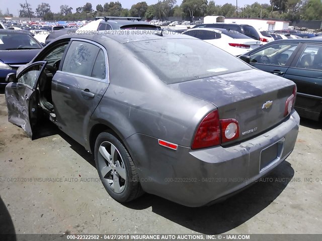 1G1ZC5E16BF271974 - 2011 CHEVROLET MALIBU 1LT ფერფლისფერი ფოტო 3