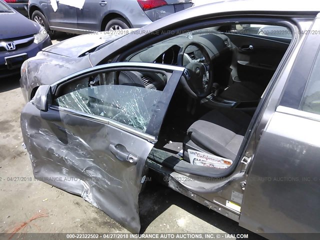 1G1ZC5E16BF271974 - 2011 CHEVROLET MALIBU 1LT ფერფლისფერი ფოტო 6
