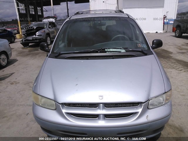 2B4GP2534YR629493 - 2000 DODGE CARAVAN BLUE photo 6