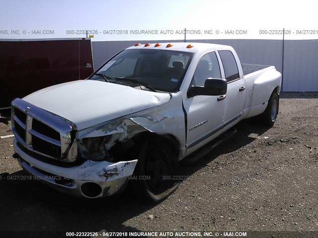 3D7MA48C94G116745 - 2004 DODGE RAM 3500 ST/SLT WHITE photo 2