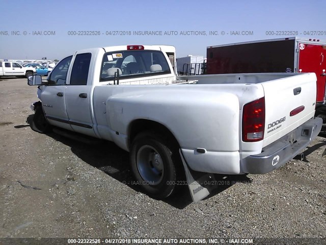 3D7MA48C94G116745 - 2004 DODGE RAM 3500 ST/SLT WHITE photo 3