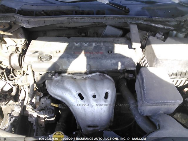 4T1BE46K27U587925 - 2007 TOYOTA CAMRY NEW GENERAT CE/LE/XLE/SE GRAY photo 10