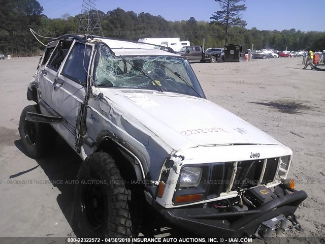 1J4FJ68S6WL100492 - 1998 JEEP CHEROKEE SPORT/CLASSIC WHITE photo 1