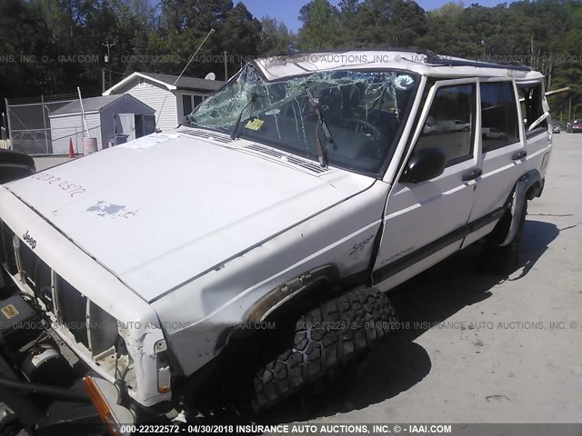 1J4FJ68S6WL100492 - 1998 JEEP CHEROKEE SPORT/CLASSIC თეთრი ფოტო 6