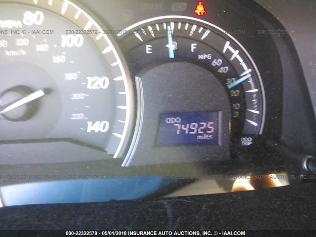 4T4BF1FK5CR179317 - 2012 TOYOTA CAMRY SE/LE/XLE ვერცხლისფერი ფოტო 7