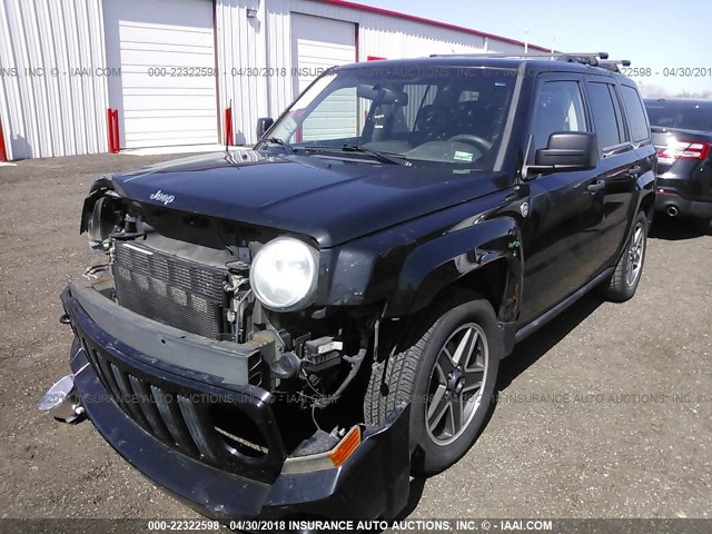 1J8FF28B79D107457 - 2009 JEEP PATRIOT SPORT BLACK photo 2