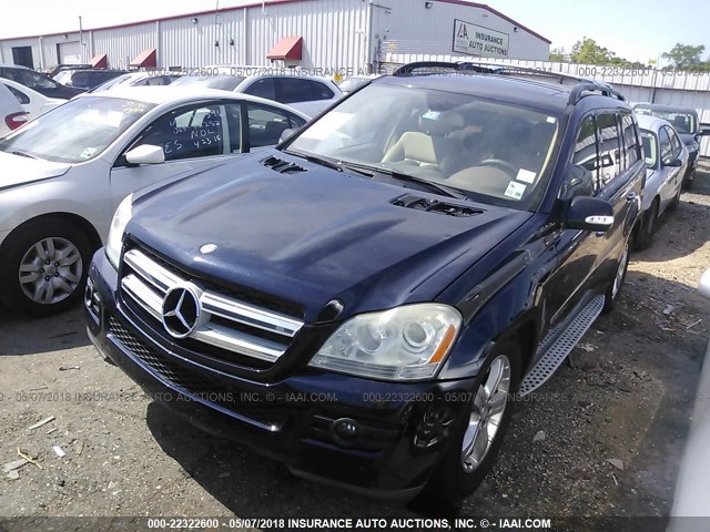 4JGBF71E28A343484 - 2008 MERCEDES-BENZ GL 450 4MATIC BLUE photo 6