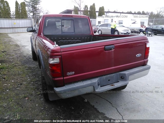 1FTZR45E15PA74146 - 2005 FORD RANGER SUPER CAB RED photo 3